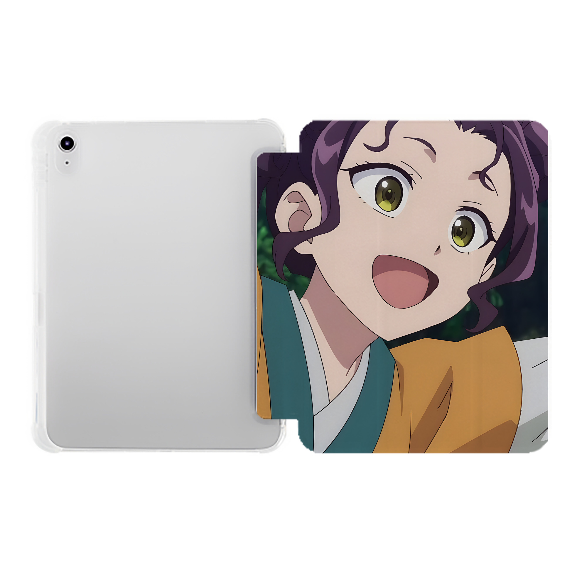（画像用） 薬屋のひとりごと The Apothecary Diaries IPad ケース ペン収納付き 三つ折りスタンド PUレザー×シリコン 対応機種9.5/10.5/10.9インチ